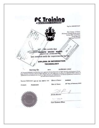 Mr Maake Monepe Bruno