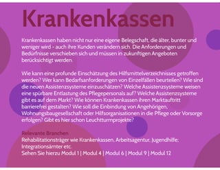 Berufsbilder im Bereich Ambient Assisted Living