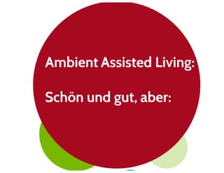 Berufsbilder im Bereich Ambient Assisted Living