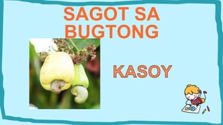 SAGOT SA
BUGTONG
 