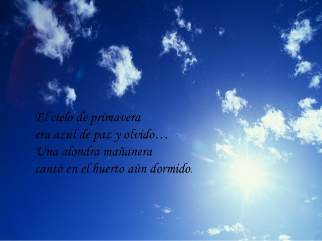 Mañana de primavera