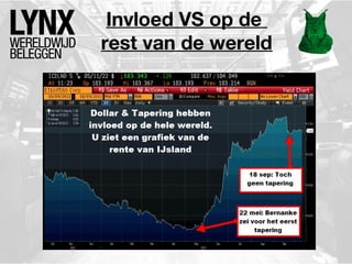 Invloed VS op de
rest van de wereld

 