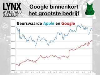 Google binnenkort
het grootste bedrijf

 