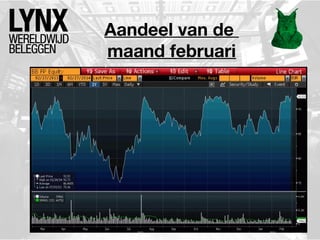 Aandeel van de
maand februari

 