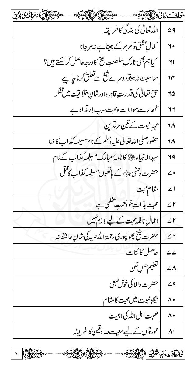 Maarif E Rabbaani