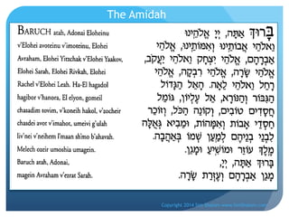 The Amidah

Copyright 2014 Sim Shalom www.SimShalom.com

 