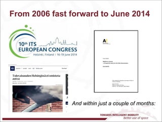 Main title
Content
From 2006 fast forward to June 2014
And within just a couple of months:
 