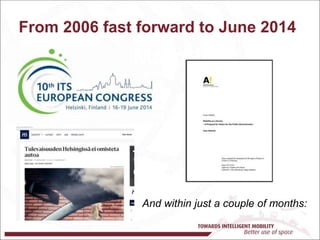 Main title
Content
From 2006 fast forward to June 2014
And within just a couple of months:
 