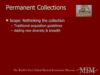 MIM Building the Collection | PPT