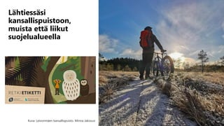 Maastopyöräily Leivonmäen ja Isojärven kansallispuistoissa