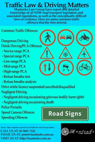 Traffic Law & Driving Matters
