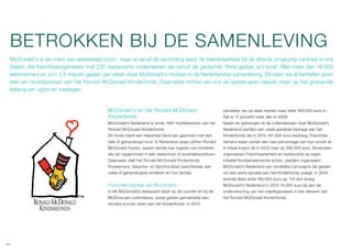 Maatschappelijk Jaarverslag Mc Donald S Nederland 2010 Def
