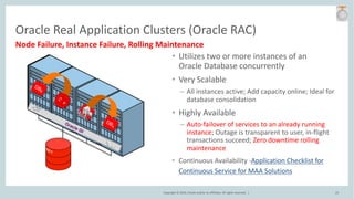 Oracle MAA Best Practices - Applications Considerations | PDF