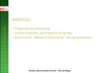 Escolas João de Araújo Correia - Peso da Régua
Fazeradiferençanaescolaqueservimos!
 