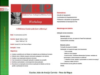 Escolas João de Araújo Correia - Peso da Régua
Fazeradiferençanaescolaqueservimos!
 