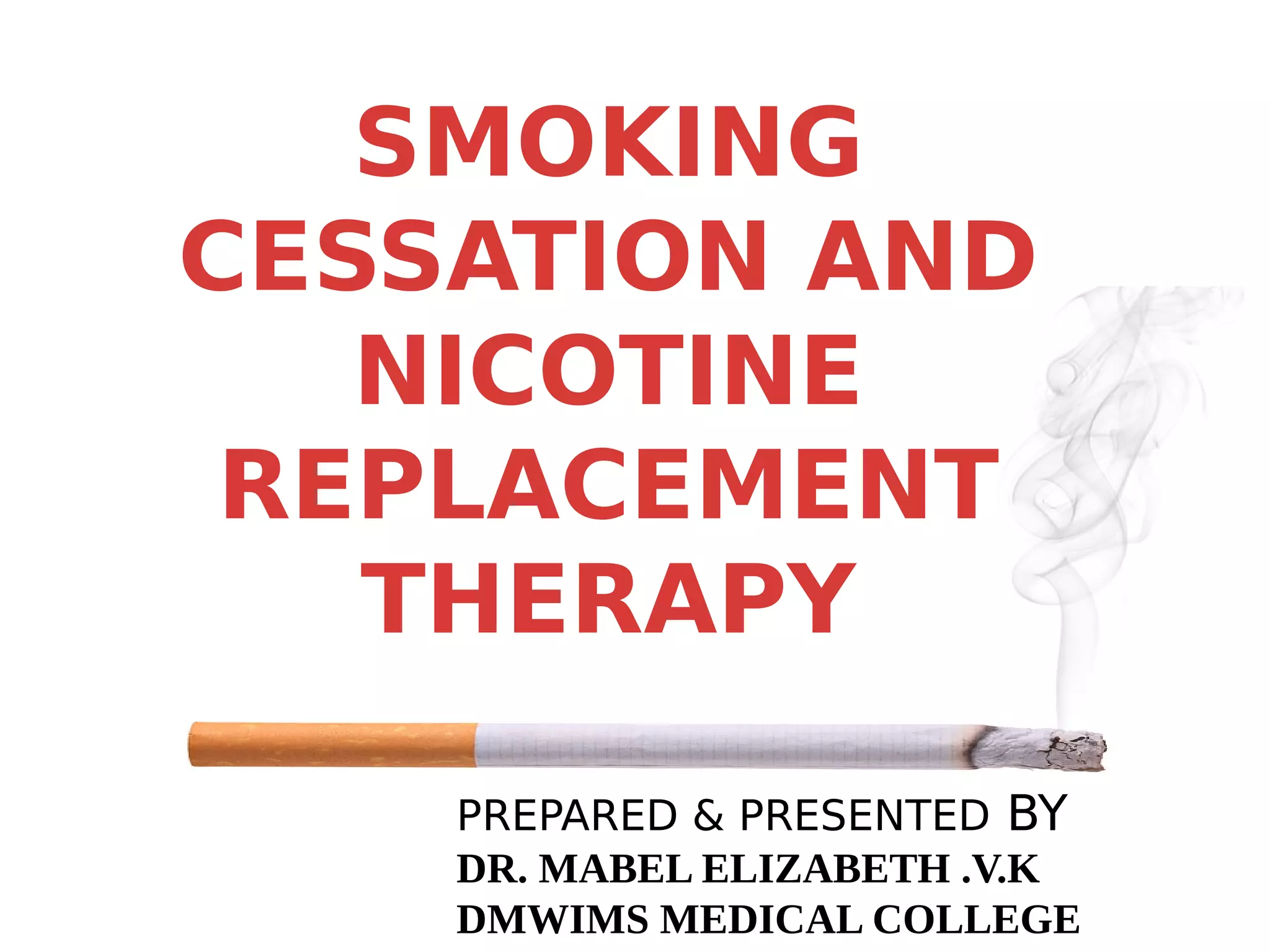 smoking cessation PPT