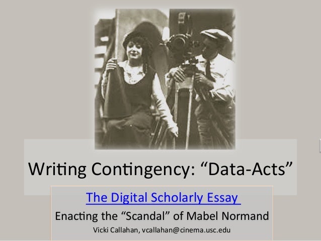 digital cinema essay