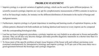 Role of Imprint Cytology in the diagnosis of breast tumors at Mulago ...