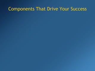 Components That Drive Your Success 
