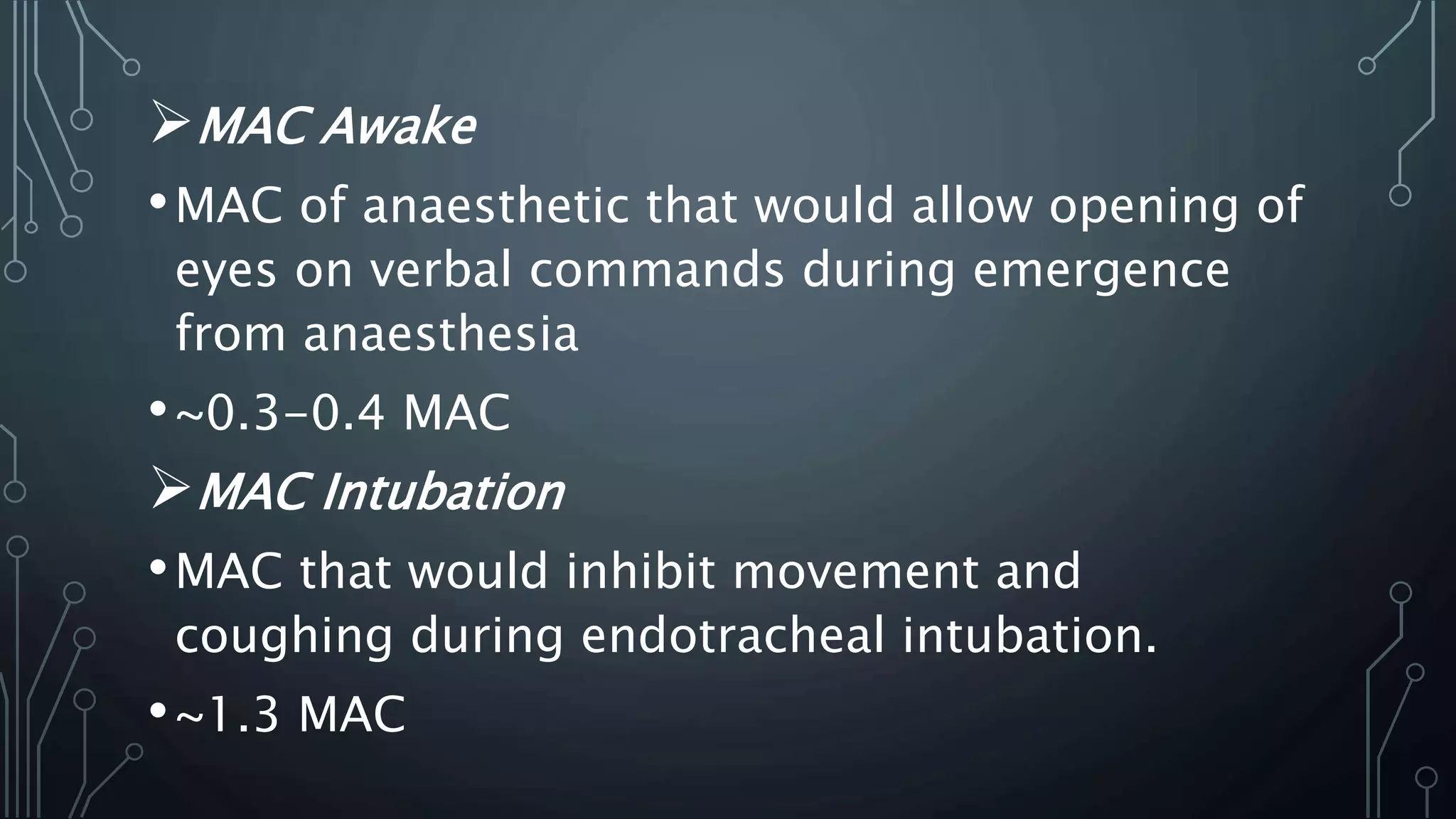 Minimum Alveolar Concentration | PPTX