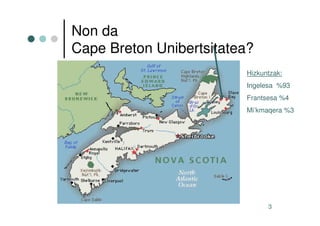 Mac Intyre - Hitzaldiko aurkezpena euskaraz