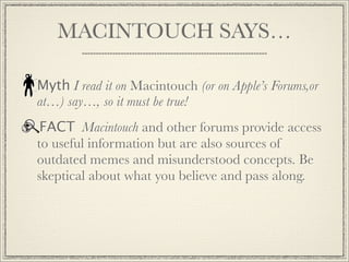 Macintosh Myths