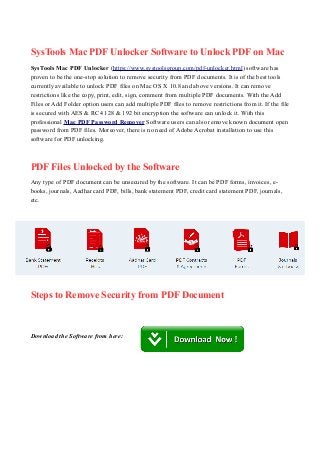 pdf unlock for mac
