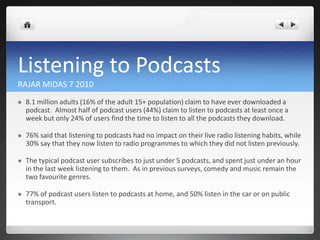 MAC196   w2 - podcasts