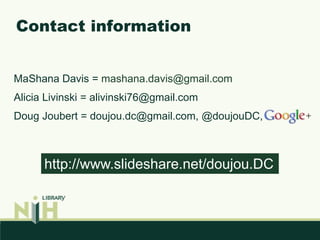 Lessons learned: [2]Squeezing in time here and there to focus on this entire initiative does not work very well.Make what you are doing relevant. You cannot make people excited about something.Innovation is hard. Even if you have the support of leadership, implementing something new is not easy.