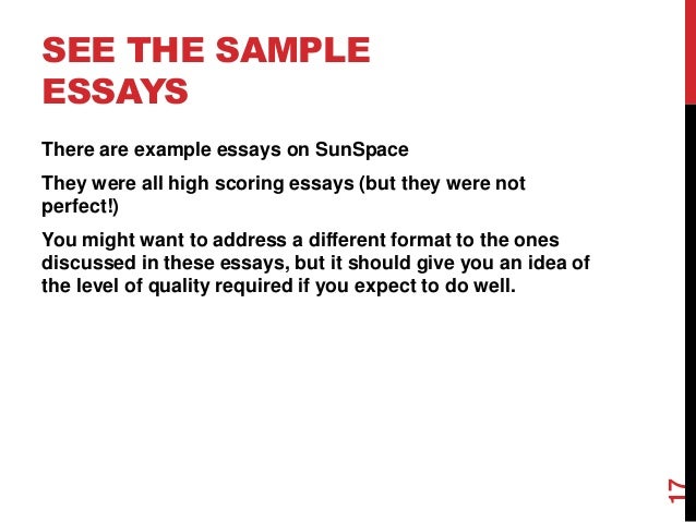 an example of essay