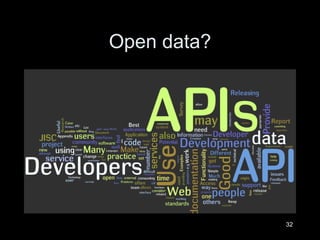 Open data? 