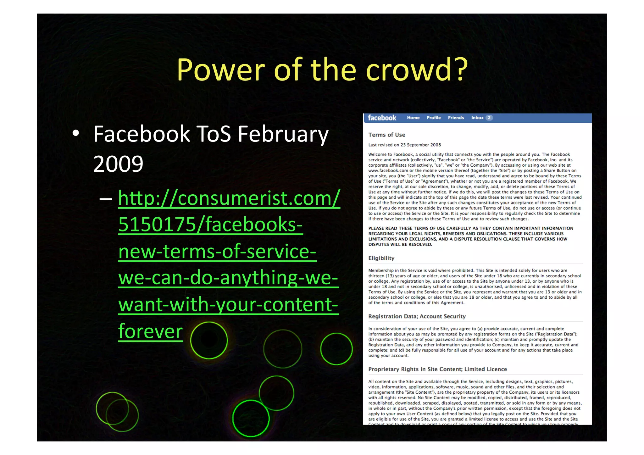 Mac281 Wikinomics Seminar