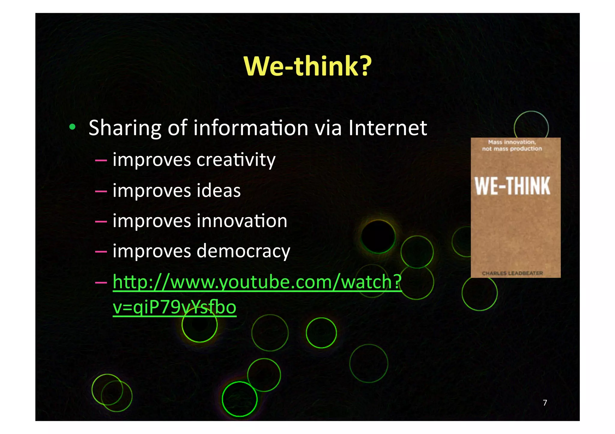 Mac281 Wikinomics Seminar