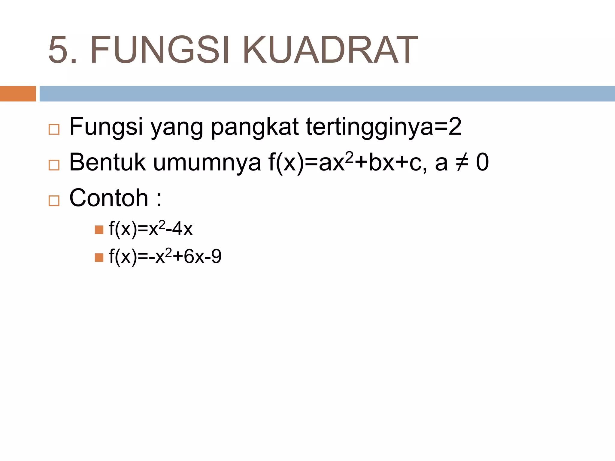 Macam macam fungsi | PPTX
