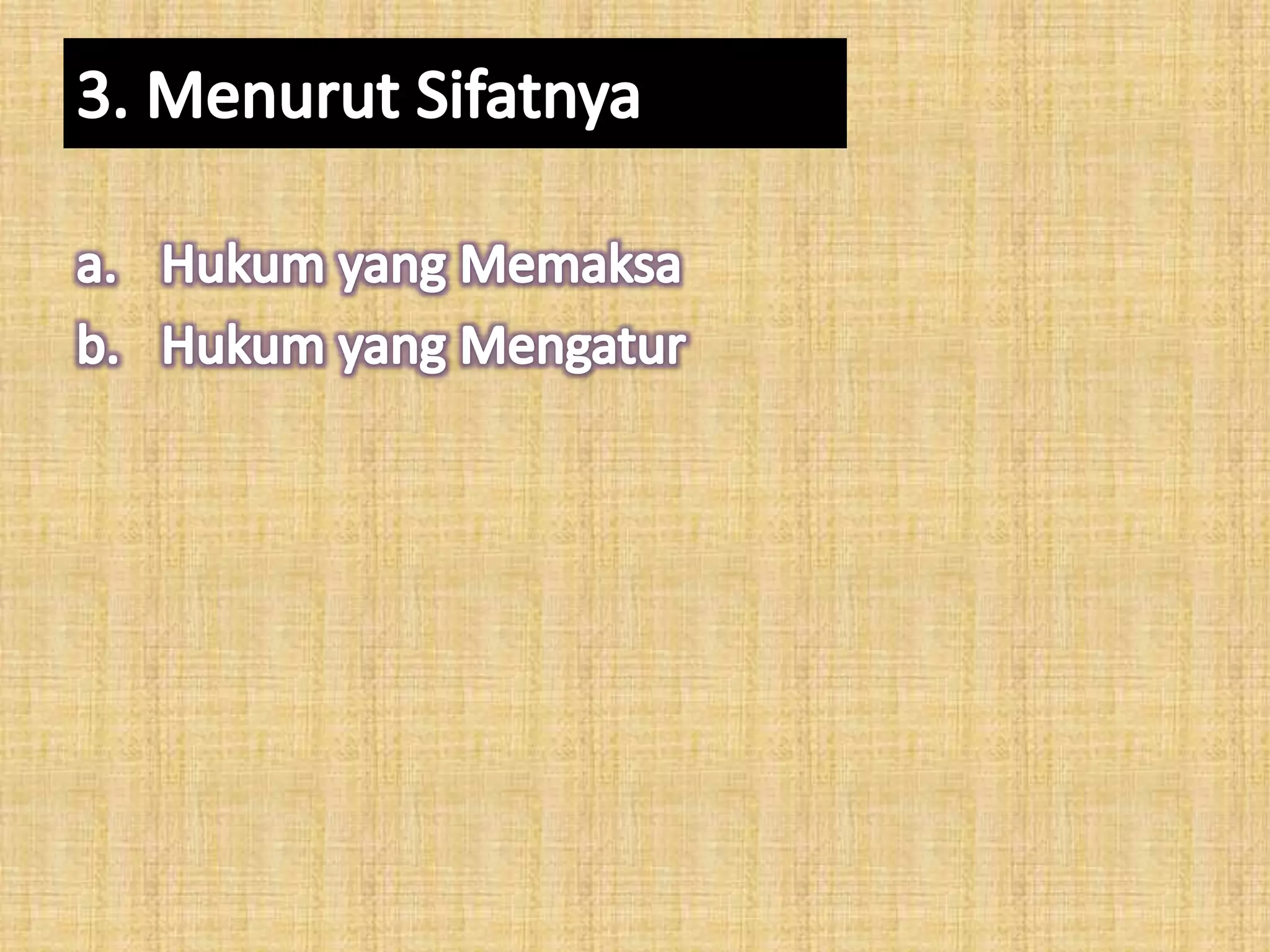Macam macam norma dan pembagian hukum ppt