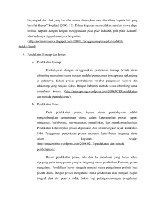Macam Macam Pendekatan