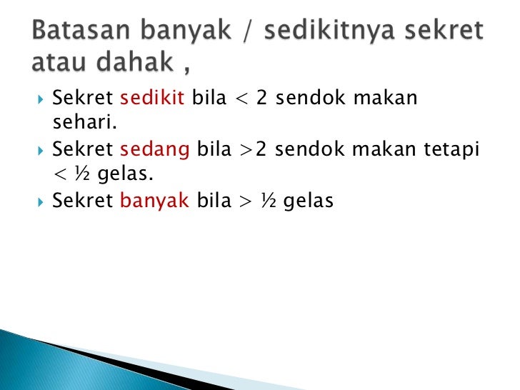 Macam macam postural drainage