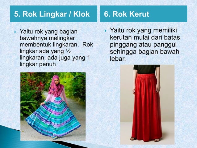 Macam macam rok | PPT
