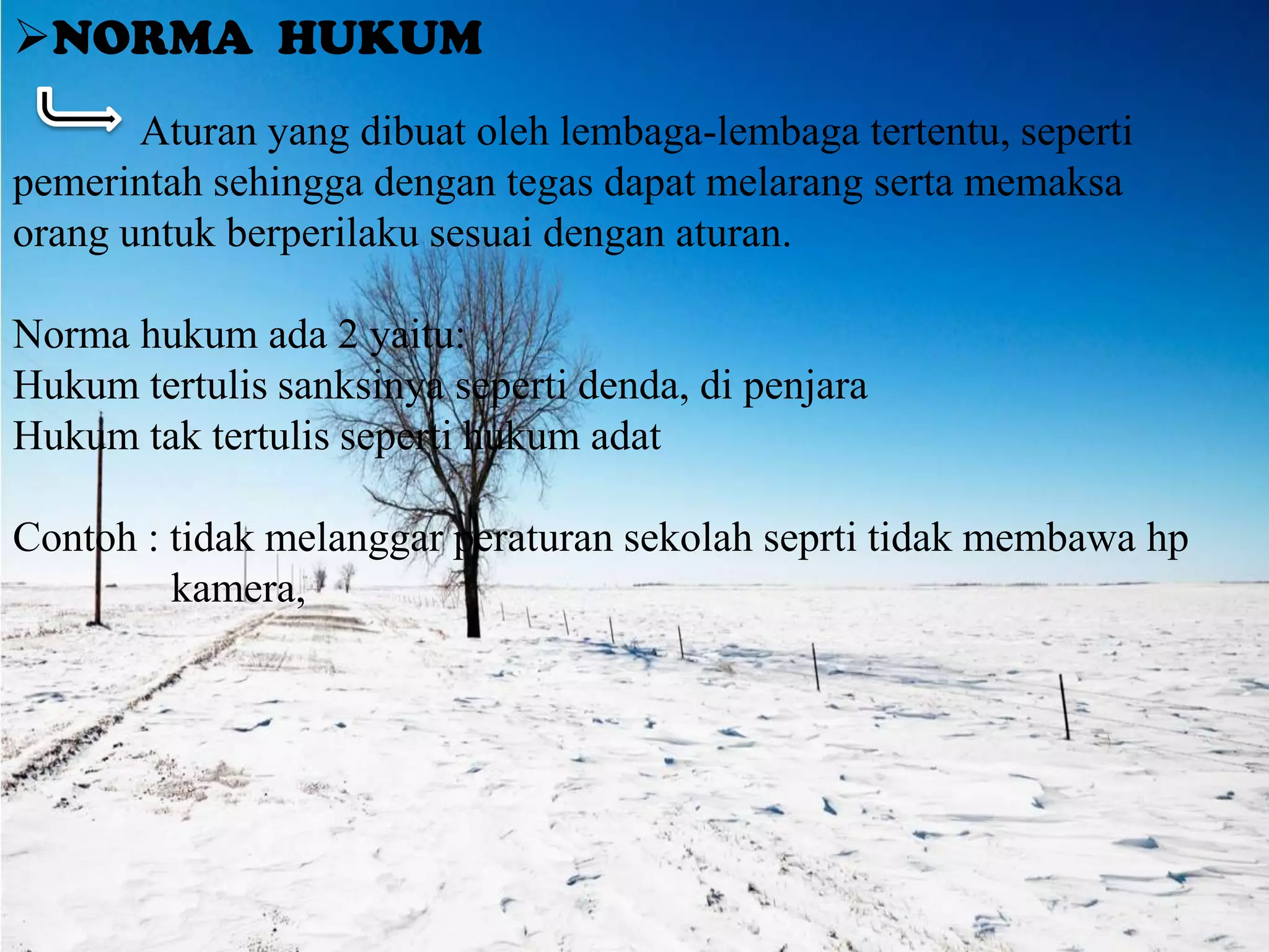 Macam macam norma ppt