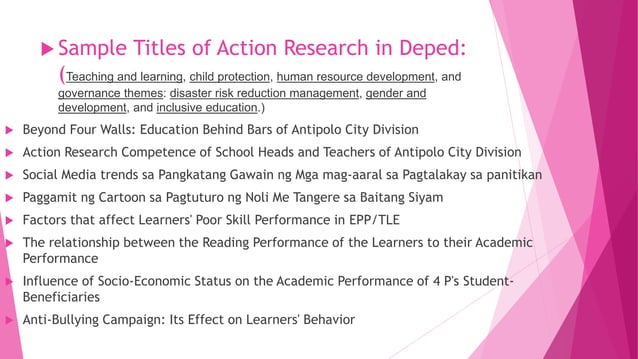 action research topics for special education teachers