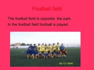 Music park The music park it in the centre of Tomares. 