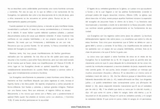 No se describen como celebridades prominentes sino com o hom bres com unes
y corrientes. Por eso es que, en lo que se refiere a las narraciones de los
Evangelios, los apóstoles dan color a las descripciones de la vida de Jesús, pero
a ellos raramente se les encuentra en prim er plano. Nunca se les ve
desempeñando papeles principales.
Cuando aparecen en los prim eros planos, a menudo es para m anifestar dudas,
incredulidad o confusión. A veces los vem os considerándose a s í m ism os más
de lo debido. A veces hablan cuando deberían quedarse callados, y parecen
desconcertados acerca de cosas que deberían entender. A veces muestran más
confianza en sus propias habilidades y en sus propios recursos de lo que
deberían. De modo que sus lim itaciones y debilidades se ven con más
frecuencia que sus puntos fuertes. En tal sentido, la franca sinceridad de los
relatos del Evangelio es asom brosa.
Mientras tanto, hay muy pocas m anifestaciones de hechos grandiosos
realizados por los apóstoles. Se nos dice se les dio poder para sanar, para
resucitar a los m uertos y para echar fuera dem onios, pero aun esto está narrado
de tal manera que se hacen claras sus im perfecciones (cf. Marcos 9.14-29). El
único lugar en los Evangelios donde un apóstol específico hace algo
verdaderamente extraordinario es cuando Pedro empezó a cam inar sobre el
agua, pero inm ediatamente com enzó a hundirse.
Los Evangelios sencillam ente no presentan a estos hombres como héroes. Su
heroísm o se hizo m anifiesto después que Jesús regresara al cielo, enviara el
Espíritu Santo y les diera poder. De repente, empezamos a verlos actuando en
form a diferente. Son fuertes y valientes, y realizan grandes m ilagros. Predican
con una fuerza nueva. Pero aun entonces, el registro bíblico es escaso.
Básicam ente, a los únicos que vem os son a Pedro, Juan y posteriorm ente al
apóstol Pablo (quien fue añadido al número com o «un abortivo», 1 Corintios
15.8). El resto de ellos permanece en la oscuridad.
El legado de su verdadera grandeza es la iglesia, un cuerpo vivo que ayudaron
a fundar y de la cual llegaron a ser las piedras fundam entales («siendo la
principal piedra del ángulo Jesucristo m ism o », Efesios 2.20). La iglesia, que
ahora tiene dos mil años, existe porque aquellos hom bres iniciaron la expansión
del evangelio de Jesucristo hasta lo último de la tierra. Y su heroísm o será
recom pensado y recordado a través de la eternidad en la Nueva Jerusalén, donde
sus nombres estarán grabados permanentemente en los fundam entos de esa
ciudad.
Los Evangelios son los registros sobre cóm o Jesús los adiestró. La Escritura
deliberadamente registra más sobre Jesús y su enseñanza que sobre la vida de
estos hom bres. Esto sirve para recordarnos que el Señor se deleita en usar a
gente débil y com ún y corriente. Si las fallas y las im perfecciones de carácter de
los apóstoles son un espejo de sus propias debilidades, aním ese. Esta es la
clase de personas a las que el Se-ñor le gusta usar.
La única cosa que separó a estos hom bres de otros en el relato de los
Evangelios fue la durabilidad de su fe. En ninguna parte se percibe esto tan
claramente com o en Juan 6, poco después de la alimentación de los cinco m il,
cuando las m ultitudes empezaron a reunirse alrededor de Jesús, esperando tener
m ás com ida gratis. En ese punto, Jesús empezó a predicar un m ensaje que
m uchos encontraron chocante y ofensivo. Él se describió a s í m ism o como el
verdadero maná del cielo (v. 32). Eso fue ofensivo porque al describirse com o
habiendo descendido del cielo (v. 41), estaba afirmando ser Dios. Los dirigentes
judíos y el pueblo entendieron esto correctamente com o una afirm ación de
deidad (v. 42). Jesús respondió diciendo nuevamente que Él era el verdadero
pan de vida (v. 48). Y les añadió que daría su carne por la vida del mundo, y
dijo: «El que com e mi carne y bebe mi sangre, tiene vida eterna; y yo le
resucitaré en el día postrero. Porque mi carne es verdadera com ida, y mi sangre
es verdadera bebida. El que com e mi carne y bebe mi sangre, en m í permanece,
www.FreeLibros.me
 