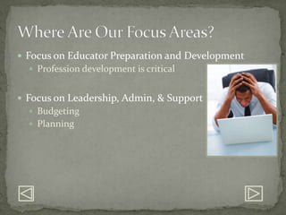 STaR Chart Classification ComparisonKey Area Total of 6-8 = Early Tech Key Area Total of 9-14  = Developing TechKey Area Total of 15-20 = Advanced TechKey Area Total of 21-24 = Target Tech