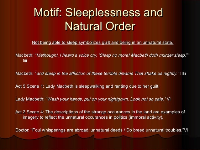 sleep imagery in macbeth