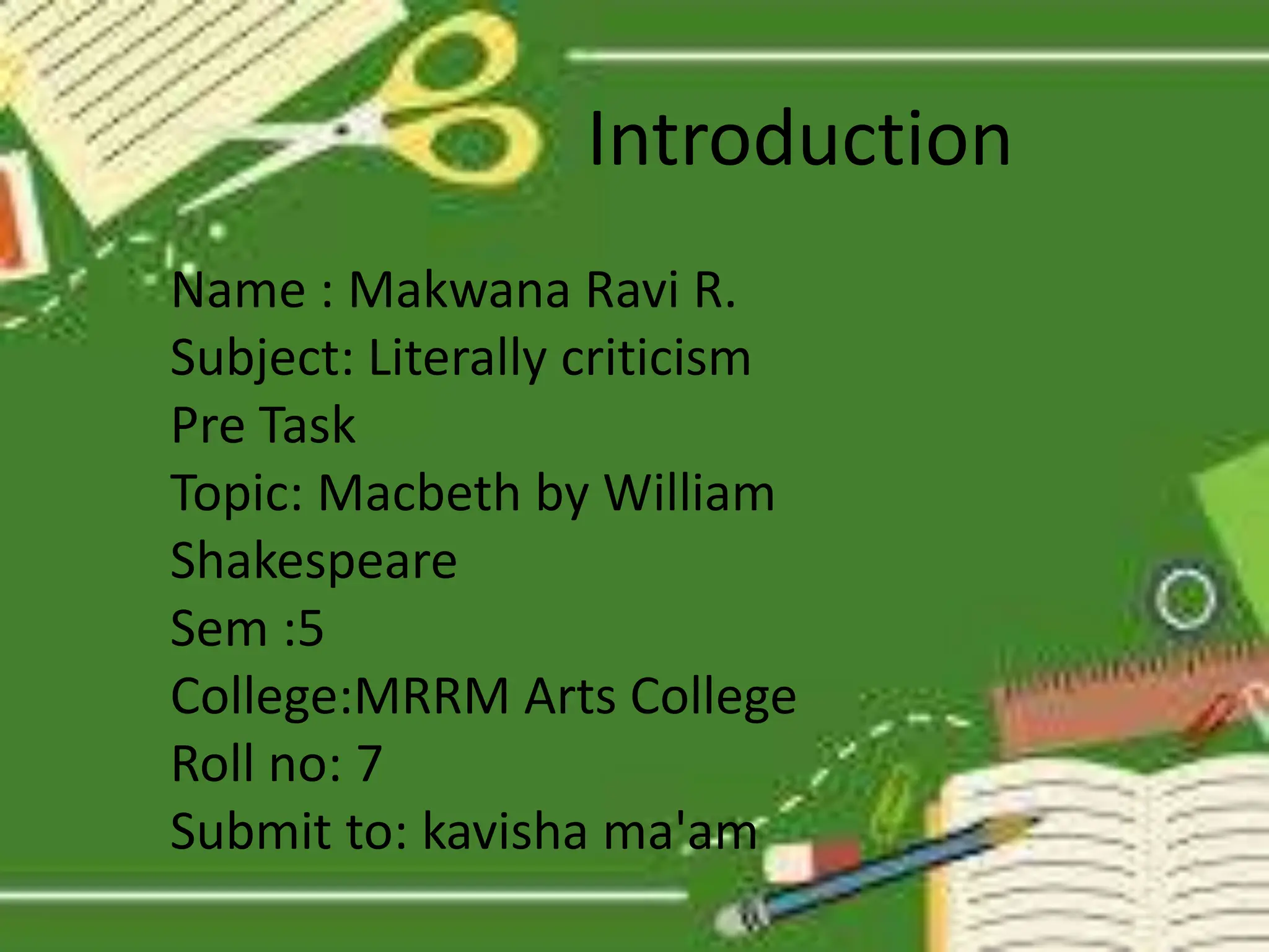 Macbeth by William Shakespeare 's tragedy | PPT