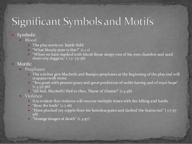 motifs in macbeth motifs in macbeth