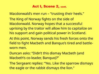 Macdonwald the archetype and tragic hero of Macbeth Act.ppt