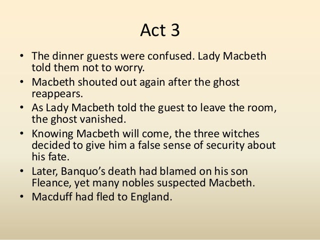 Macbeth: Home