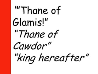 Macbeth Introduction