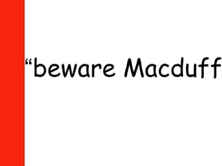 Macbeth Introduction